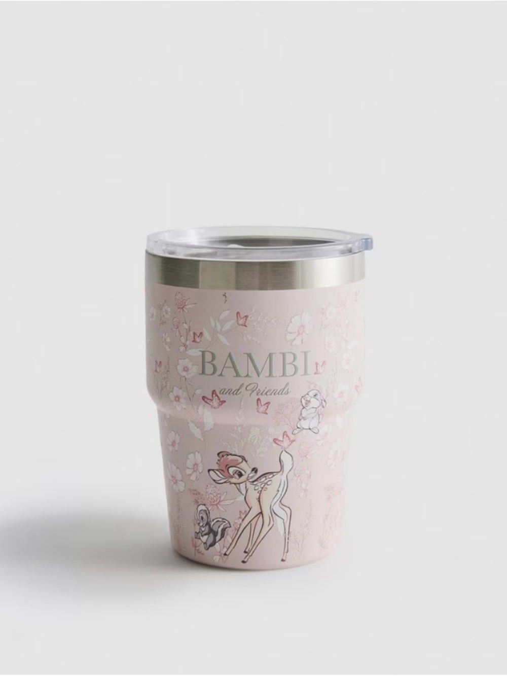 Disney Bambi Pink Floral Insulated Tumbler